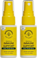 Beekeeper's Naturals Propolis Throat Spray, Natural Immune Support & Sore Throat Relief - Antioxidants, Keto, Paleo, Gluten-Free, 1.0 oz (Pack of 2)