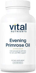 Vital Nutrients Evening Primrose Oil 1000mg | Primrose Supplement for Women | GLA Omega-6 Fatty Acid for Skin and PMS Support* | Gluten, Dairy, Soy Free | Non-GMO | 250 Softgels
