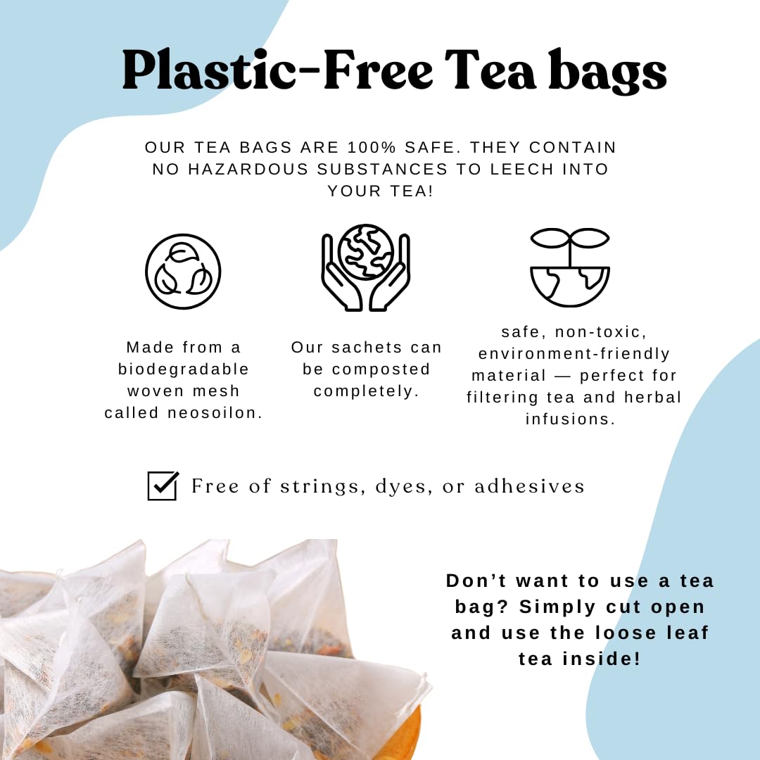 Brain Fog Tea for Herbal Focus & Memory, AIP AutoimmuniTea Protocol Diet Compliant Foods, Whole 30, Paleo Friendly - Nootropics Support Herbs Gingko Biloba, Peppermint, Gotu Kola