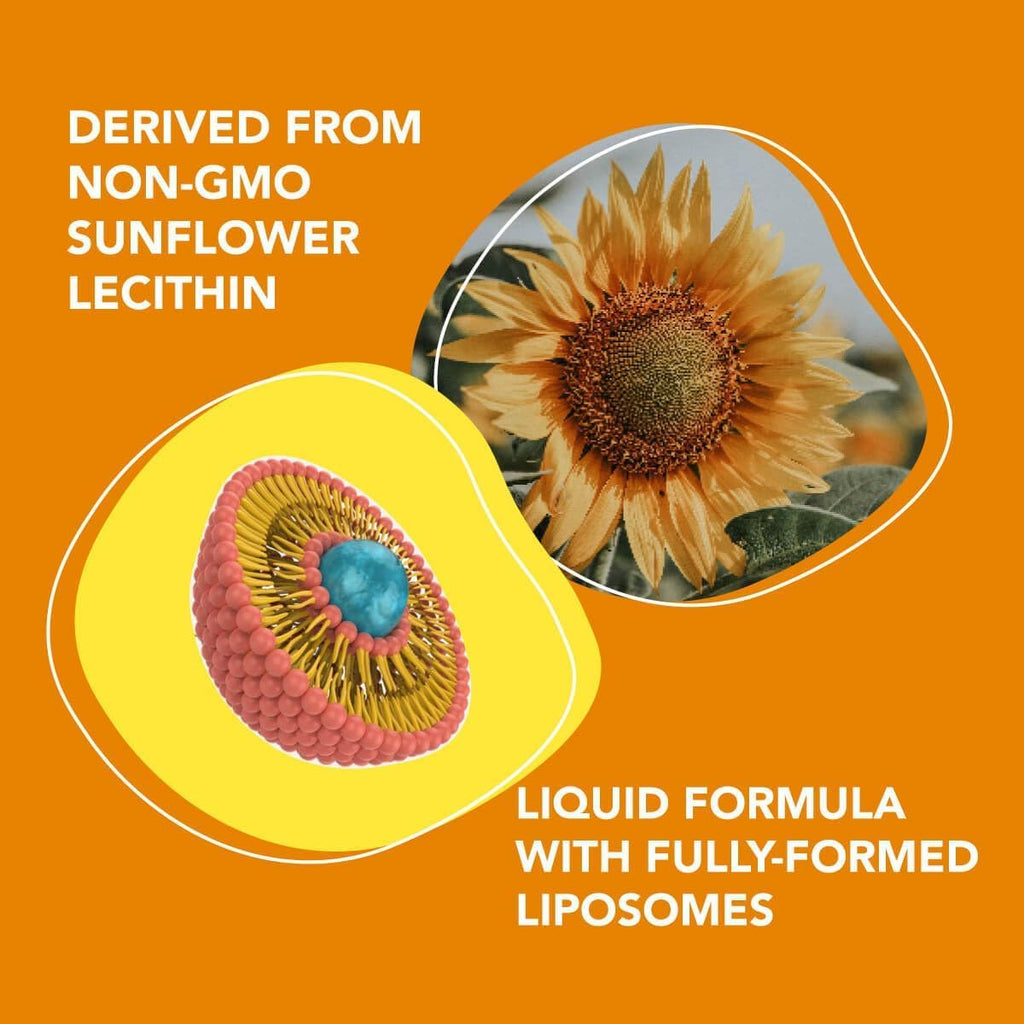 AMANDEAN Liposomal Vitamin C 1000mg. Liquid VIT C Supplement. Immune Support, Skin Health, Collagen Production. Fast Absorbing Antioxidant Delivery. Quali-C, Soy-Free, Vegan, Non-GMO.