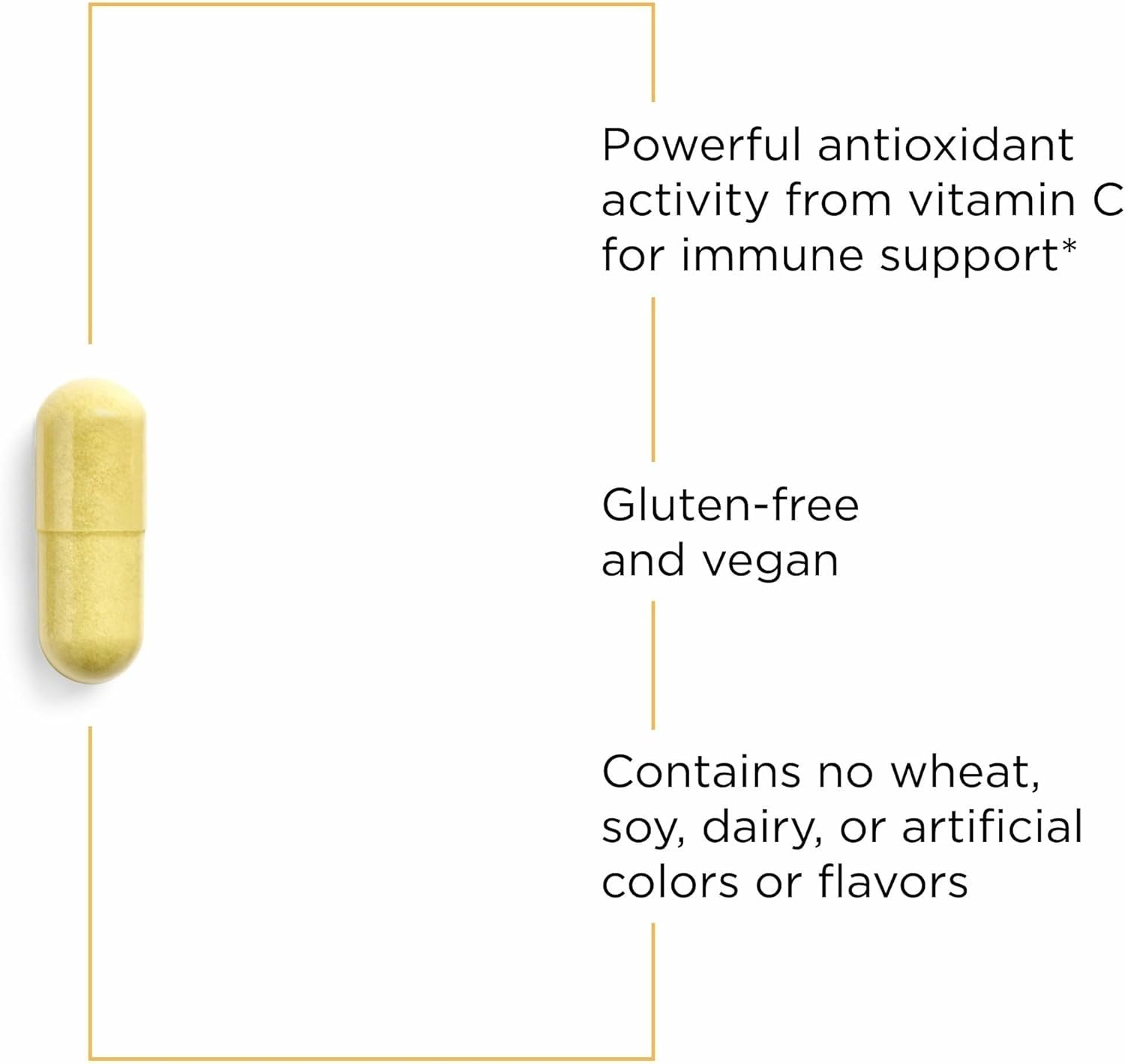 Integrative Therapeutics Vitamin C with Quercetin - Vitamin C Supplement for Immune Support*- Supports Antioxidant Activity* - Vegan, Gluten-Free & Dairy-Free - 180 Capsules (90 Servings)