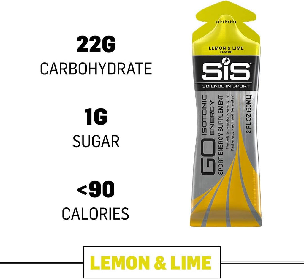 SIS Isotonic Energy Gels, 22g Fast Acting Carbohydrates, Performance & Endurance Sport Nutrition for Athletes, Energy Gels for Running, Cycling, Triathlon, Pineapple - 2 oz - 30 Pack