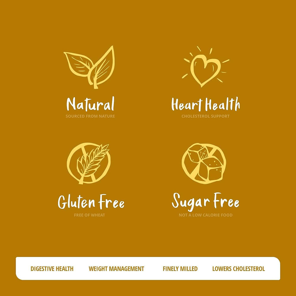 Sugar-Free Psyllium Husk Fiber Powder, Vanilla Flavored 19 oz