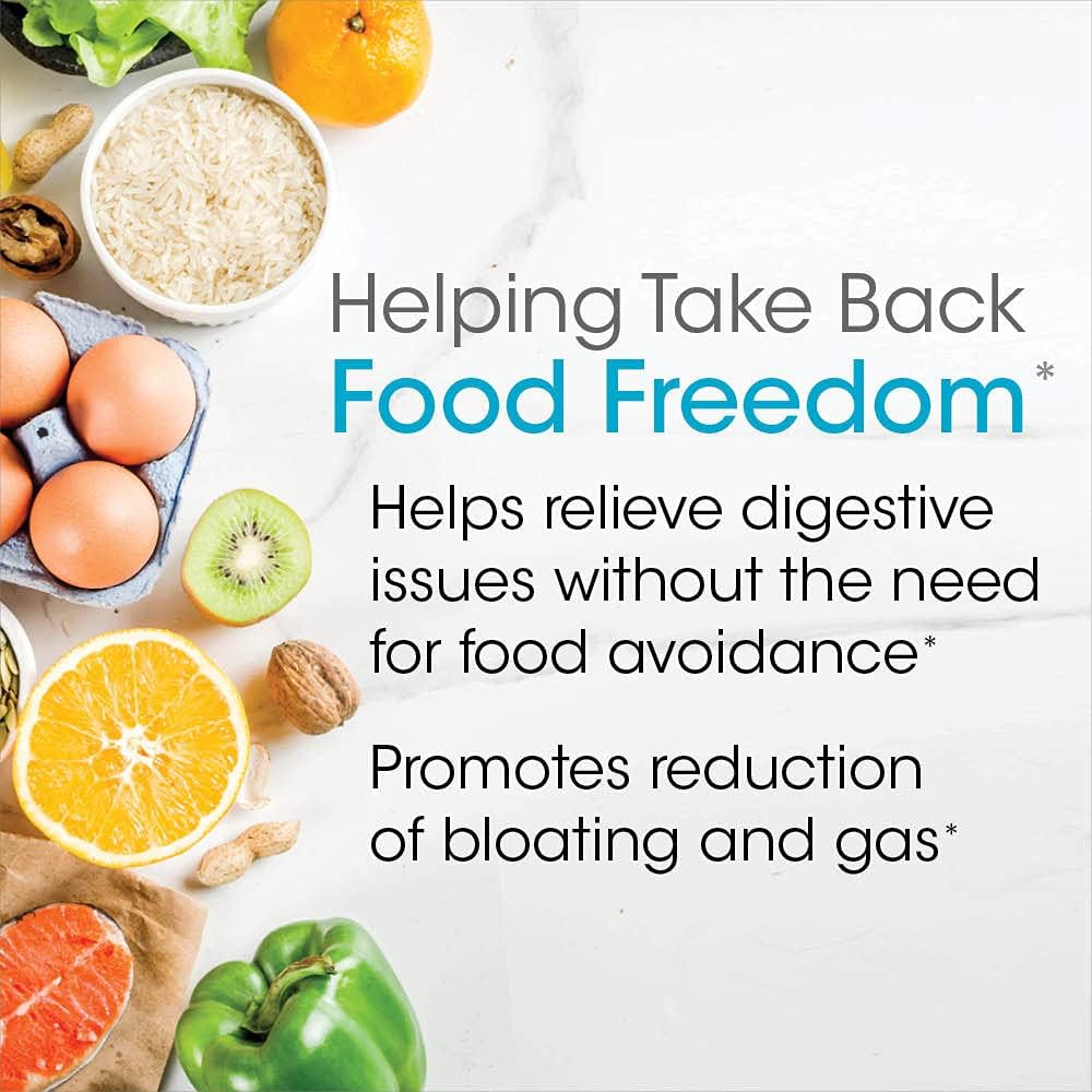 Silver Fern Bloat & Gas Relief Digestive Enzyme Blend - 1 Bottle = 30 Servings - FODMAP & Bloating Digestion Supplement with Tolerase L, Pectinase & More (1 Bottle)