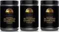 Organic Charcoal Powder Activated Charcoal Natural, Vegan, Organic, GMO Free - Large Bottle 25 oz Powder - 3pack