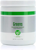 Pure Greens 210g - Greens Powder with Superfoods, Antioxidants, and Phytonutrients with Four Proprietary Blends. Easily Mix with Water or Juice. Vegan-Friendly, Naturally Sweetened with Stevia.
