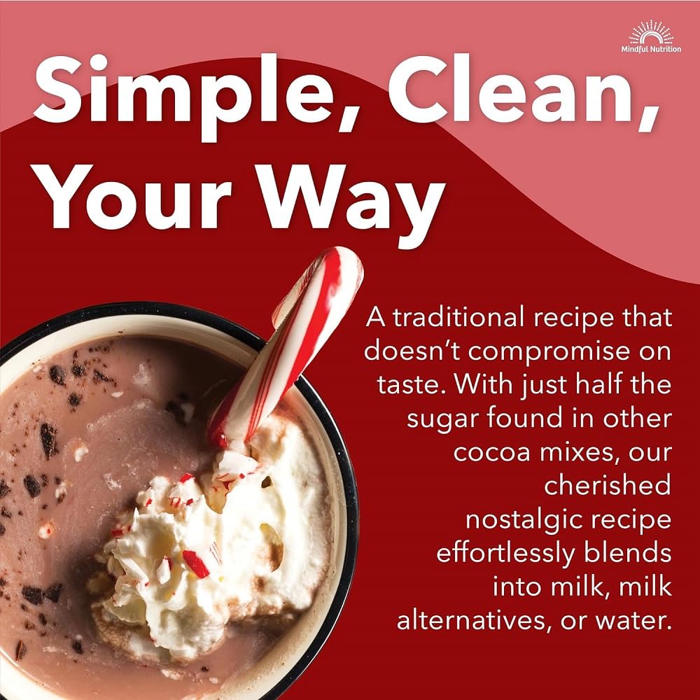 Mindful Nutrition Grandmas Organic Hot Chocolate Mix (Peppermint Hot Chocolate)