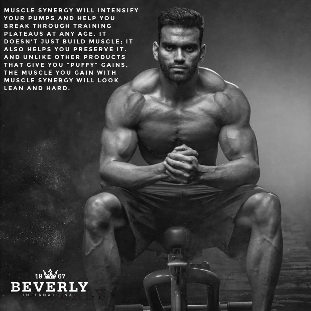 Beverly International Muscle Synergy 240 TABS (15 Servings) Clinically Dosed Ingredients - HMB, L-Arginine, L-Citrulline, Creatine Monohydrate, L-Ornithine. Bigger-Stronger-Lasting Pumps.