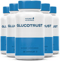 Glucotrust Capsules Supplement, Original Formula, 100% Natural Herbal Blend, Gymnema sylvestre, Chromium, Licorice | 30 Capsules, 6 Month Supply