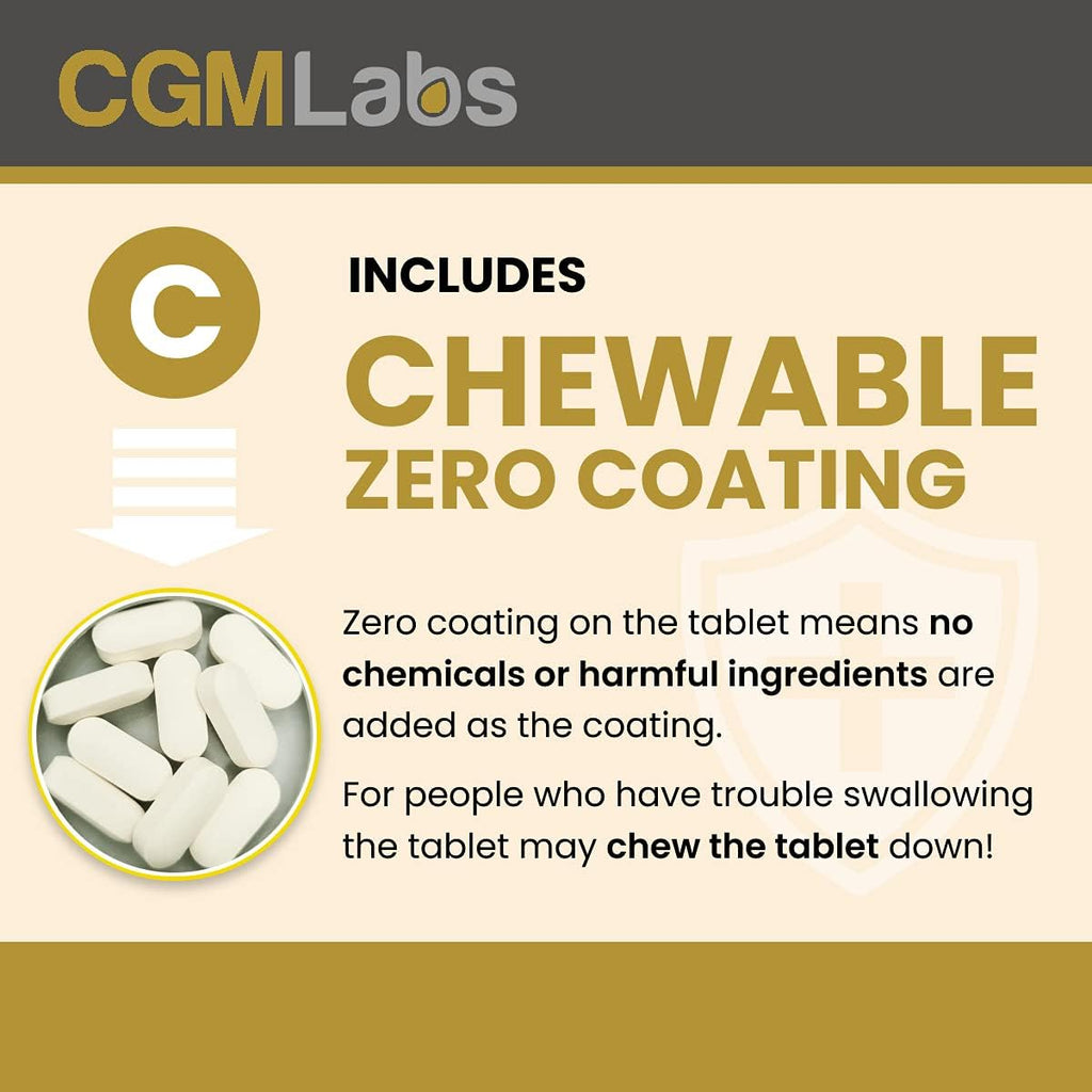 Once A Day Albumin Complex - Whey Protein, Royal Jelly, Essential Amino Acids - 200 Chewable Tablets