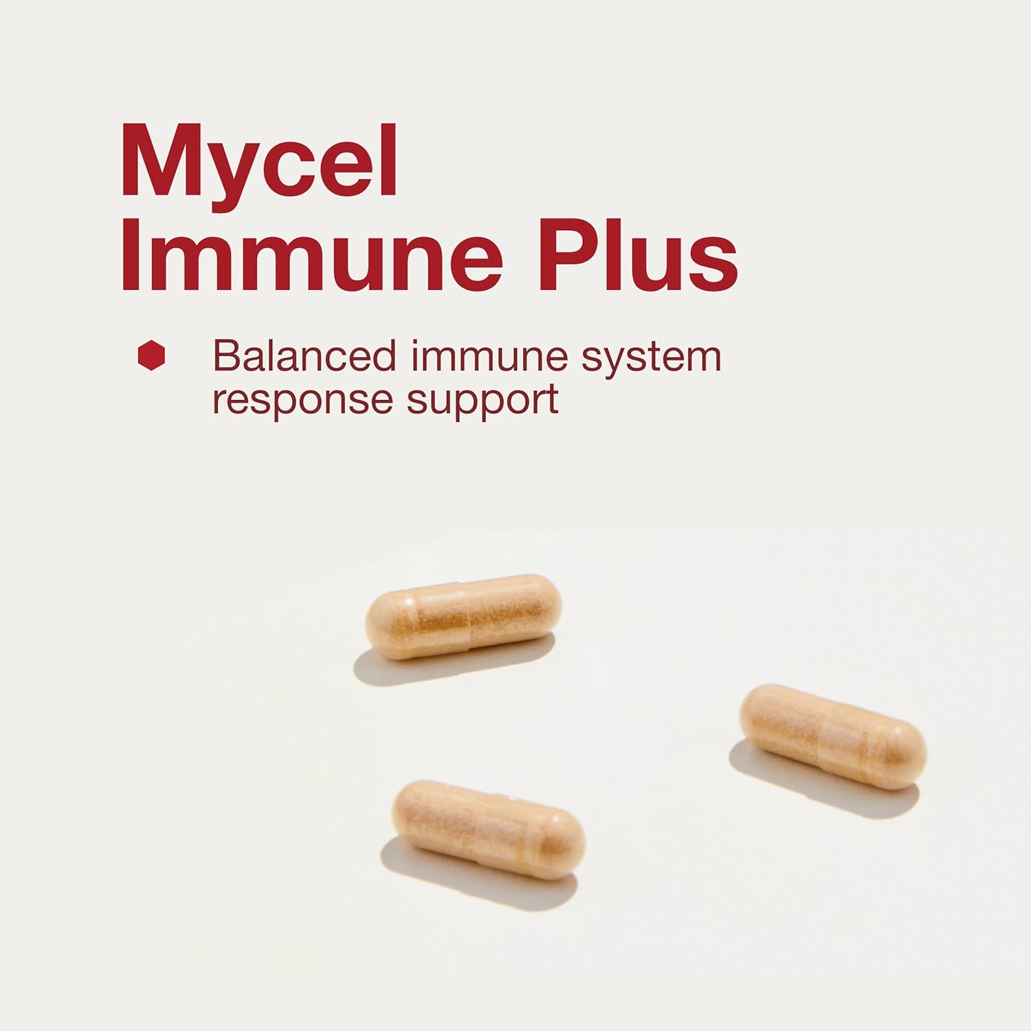 Protocol Mycel Immune Plus - Mushroom Blend with Astragalus Extract - Immune Support Supplement* - Cordyceps, Lions Mane, Maitake & More - Non-GMO & Kosher - 90 Veg Caps
