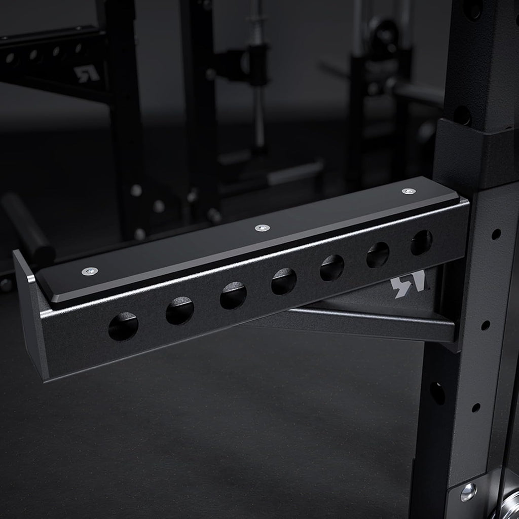 RitFit M2 PRO-3D Smith Machine with Weight Stack, 3D Functional Trainer & Power Cage, 308.6lbs Stack, 16 Adjustment Holes, 6 Storage Pegs for Full-Body Home Gym