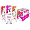 ASPIRE® Classics Variety Pack, Healthy Energy Drink 80mg Natural Caffeine, Zero Sugar No Carbs Keto Friendly, 12 Pack Green Tea Sugar Free Drink Low Caffeine Zero Calorie