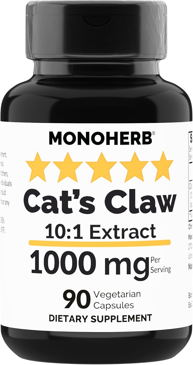 Cat’s Claw Extract 1000 mg - 90 Vegetarian Capsules