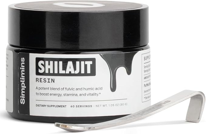 Shilajit Resin Pure Himalayan Ayurvedic Adaptogen Supplement (30 g | 60 Servings) | Natural Energy, Stamina & Immune Support for Men & Women | Lab-Tested, Heavy-Metal Screened, Vegan