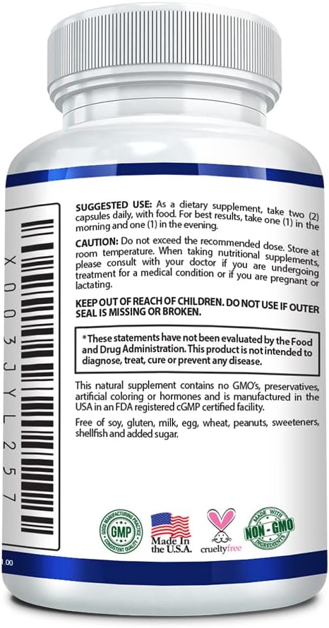 Research Verified Vertigo Defense - Soothe Symptoms and Support Inner Ear Balance - Vitamin D3, Ginger, Ginkgo Biloba, BioPerine - 60 Capsules