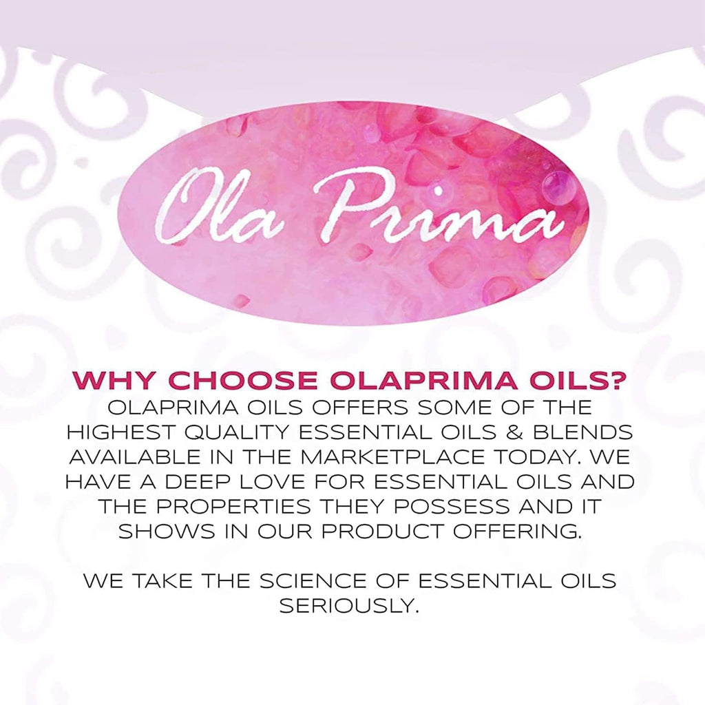 Ola Prima 4 oz Lavender Essential Oil for Diffuser, Soap, Candle Making, and Aromatherapy