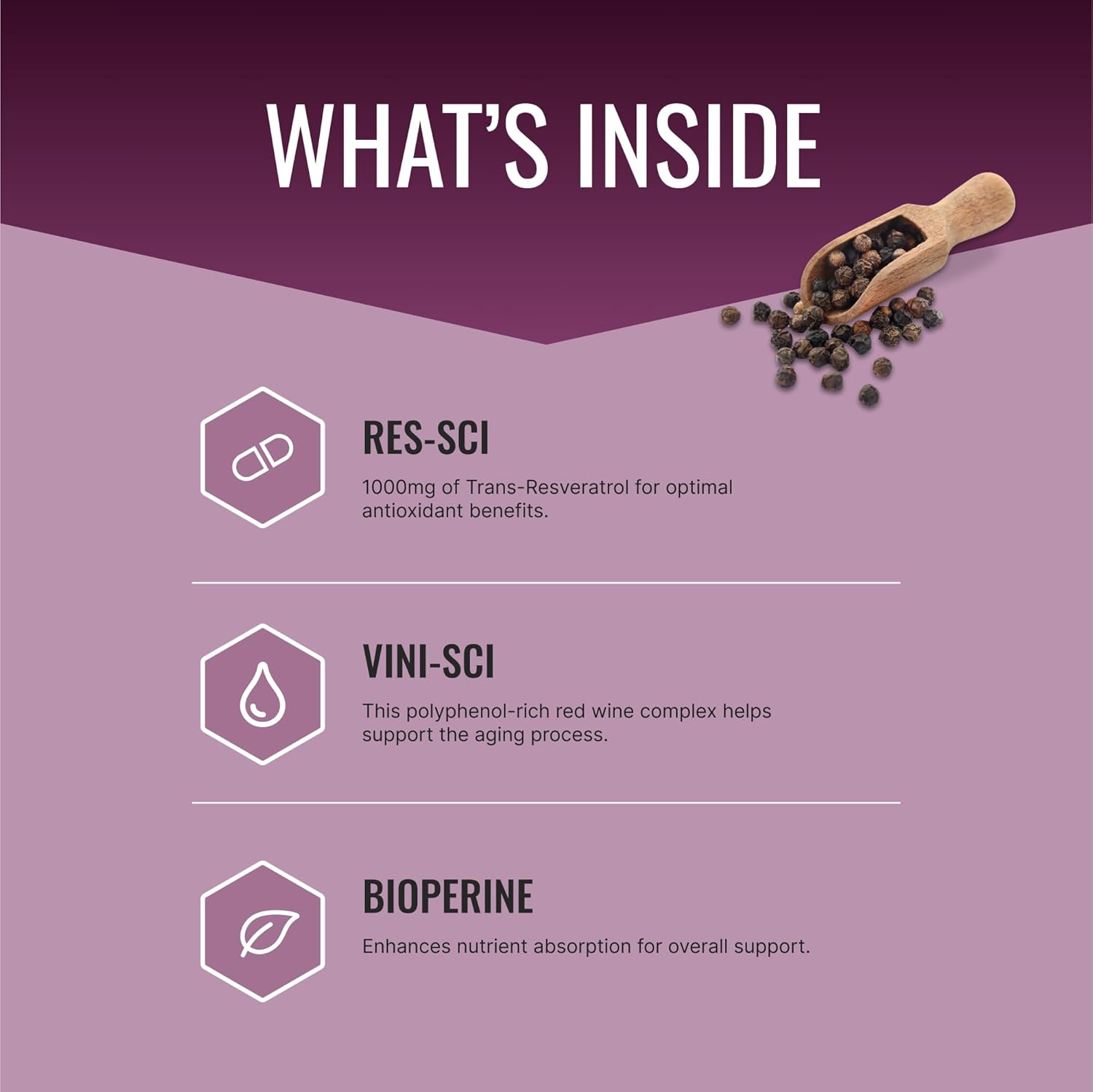 Approved Science® Resveratrol - 1000 mg of Trans Resveratrol - 250 mg of Polyphenol - 98% Purity Level - Includes Bioperine® - 380 Vegan Friendly Capsules - 2 Bottles