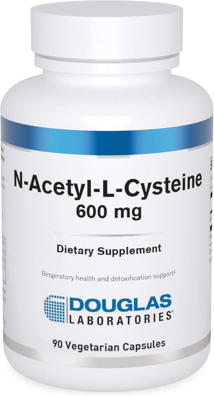 Douglas Laboratories N-Acetyl-L-Cysteine 600 mg | Glutathione Precursor for Antioxidant Protection | 90 Vegetarian Capsules