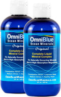 Ocean Minerals - 70+ Trace Minerals & Liquid Magnesium - Potassium, Chloride- Low Sodium - Natural Support for Sleep, Digestion, Regularity, Hydration & Electrolyte Balance (2-Pack 8oz)
