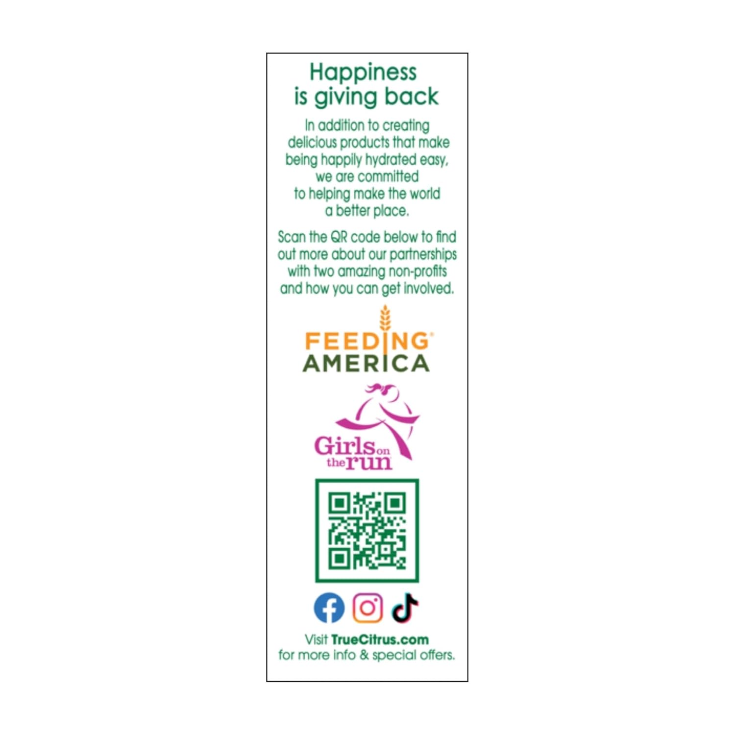 TRUE LEMON Strawberry Banana Kids Drink Mix (10 Packets) - No Preservatives or Artificial Flavors - Low Sugar Hydration Powder for Kids