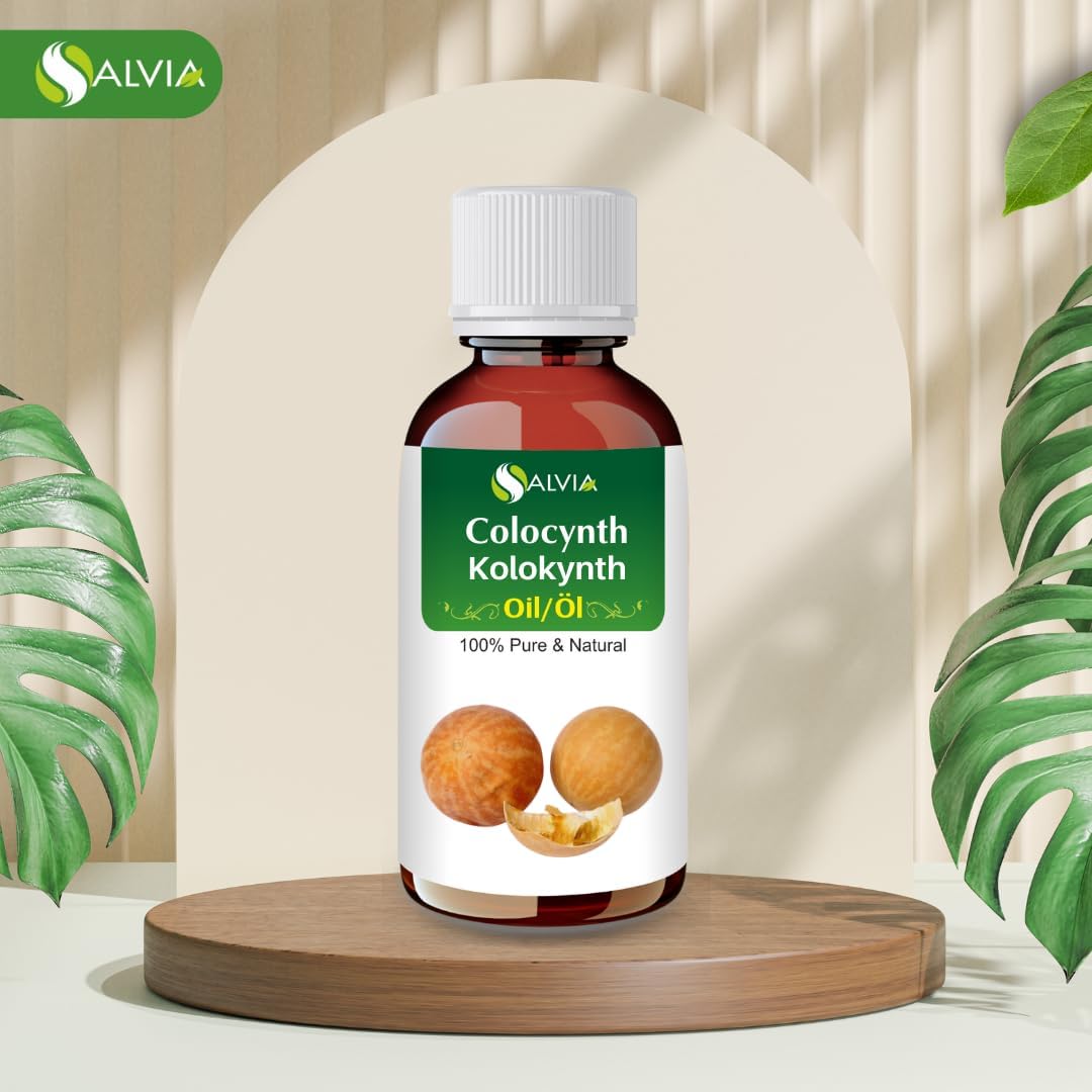 Colocynth Oil | Pure And Natural Cold-Pressed Oil | Hair Care (Hair Thickening, Improve Scalp Health) Skin Care (Moisturizes & Nourishes)- Cosmetic Grade - 30 ML (1.01 Fl oz)
