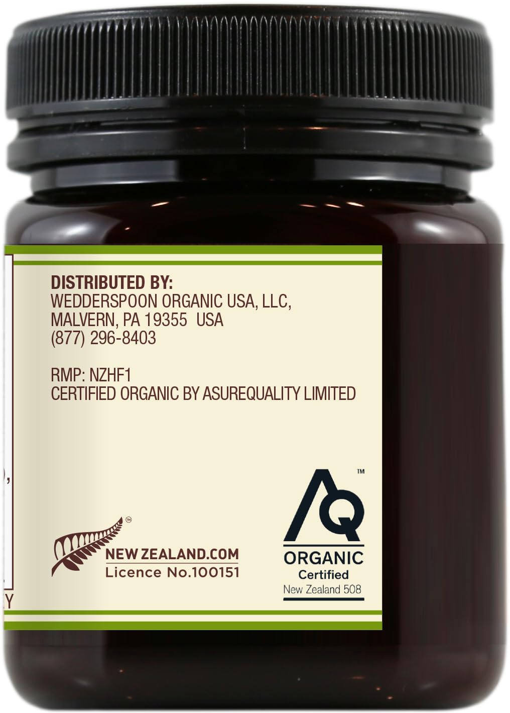 Wedderspoon Raw Organic Manuka Honey KFactor 16+, 8.8 Oz, Unpasteurized, Genuine New Zealand Honey, Multi-Functional, Non-GMO Superfood, Kfactor, Traceable from Our Hives to Your Home