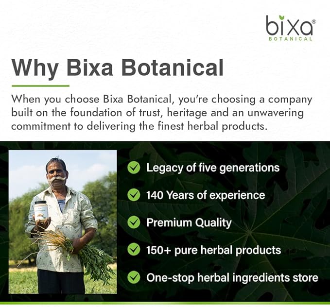 bixa BOTANICAL Punarnava Powder, Boerhavia Diffusa – Supports Kidney Detox and Liver Health – Steam Treated, Vegan, Non-GMO, 100% Pure Ayurvedic Herbal Supplement, 16 Oz