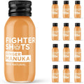 Ginger Manuka Honey (12x60ml) | Award Winning Fresh & Fiery Ginger Shots | Cold Pressed Ginger Root for Immune Support | Boosts Energy | 100% Natural | No Nasties | A Perfect Pick Me Up