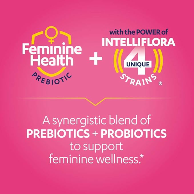 AZO Dual Protection | Urinary + Vaginal Support* | Prebiotic Plus Clinically Proven Women's Probiotic | Starts Working Within 24 Hours | Non-GMO | 30 Count (Pack of 2)