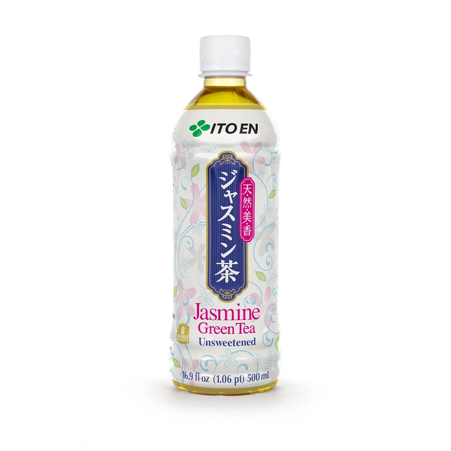 Ito En Jasmine Green Tea Unsweetened 16.9 Fluid Ounce (Pack of 12), 0 Calories…