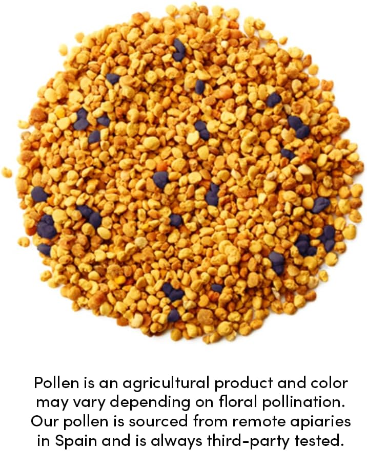 Beekeeper's Naturals - 100% Raw Bee Pollen Stick Packs, Natural Preserved Enzymes, Source of Vitamin B, Minerals, Amino Acids & Protein - Paleo & Keto Friendly, Gluten Free (15ct)