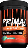 Animal Primal Muscle Hydration + Preworkout Powder – Contains Beta Alanine, 3DPump, Caffeine & Electrolytes – Improves Energy, Focus, Endurance & Absorption – New Candy Crush’d Flavor, 17.8 oz