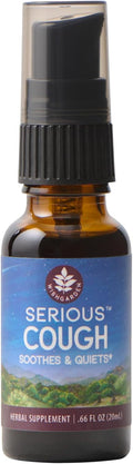 WishGarden Herbs Serious Cough Soothing & Quieting - Fast-Acting Herbal Cough Suppressant for Adults, Dry Cough Relief and Cough Expectorant, Soothes Throat Irritation and Chest Decongestant, .66oz