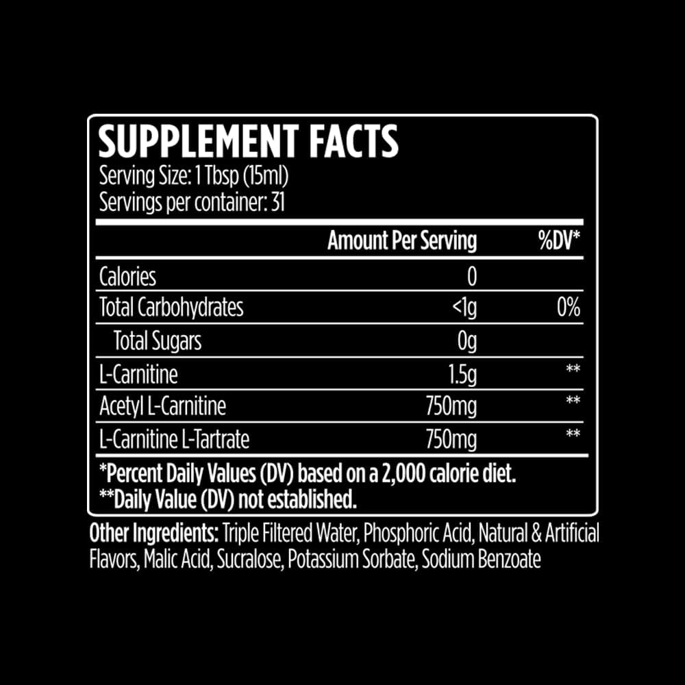 L-Carnitine 3000 Liquid | 3000 mg Carnitine Supplement | Zero Calorie Zero Sugar Keto Friendly for Men and Women – Great Tasting| 31 Servings (Patriot Pop, 16 fl. oz.)