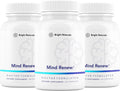 Mind Renew - Brain Supplement Supports Memory, Focus, and Cognition - with Lion's Mane and Ginkgo Biloba Extract - Made in The USA, 180 Capsules