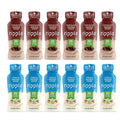 Ripple 12 oz Protein Shakes (12 Fl Oz (Pack of 12), Variety Pack (Chocolate and Vanilla))