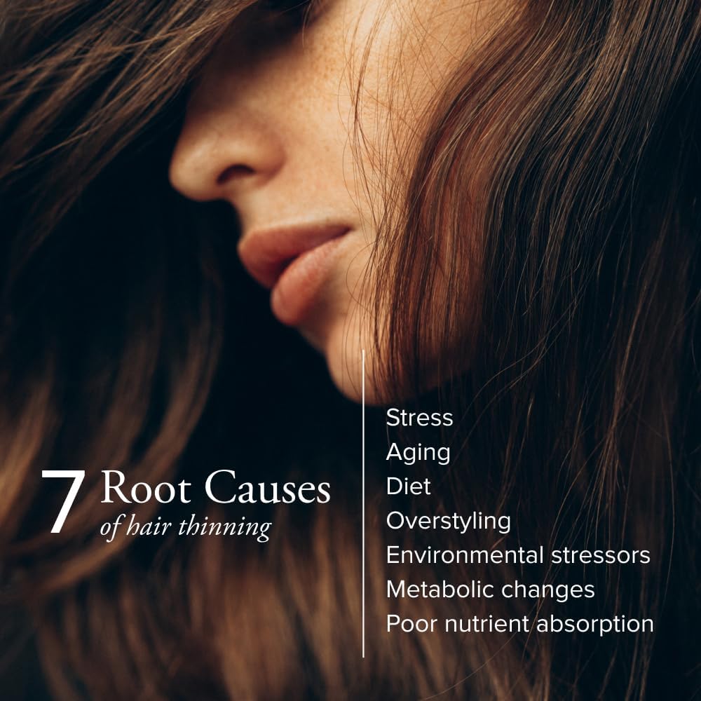 Serovital Hair Regeneres Advanced Hair Growth Supplement - Hair Vitamins for Women, Advanced Hair Regrowth, Hair Loss Treatments for Women, Thinning Hair Treatment – 90 Count