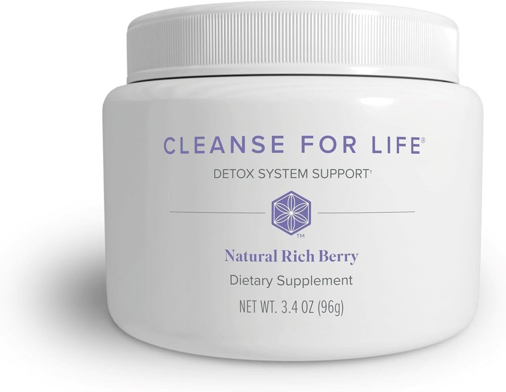 Isagenix Cleanse for Life - Powder Supplement for Cleanse Drink with No Laxatives or Diuretics - Support Metabolism with Vitamin B12 & Niacin - Natural Rich Berry -3.4 Oz (16 Servings)