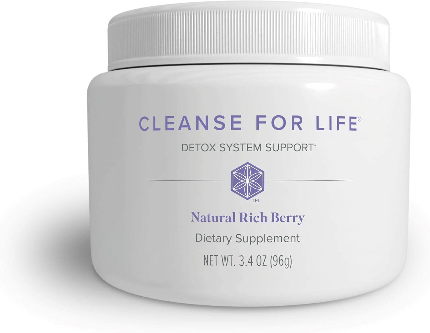 Isagenix Cleanse for Life - Powder Supplement for Cleanse Drink with No Laxatives or Diuretics - Support Metabolism with Vitamin B12 & Niacin - Natural Rich Berry -3.4 Oz (16 Servings)