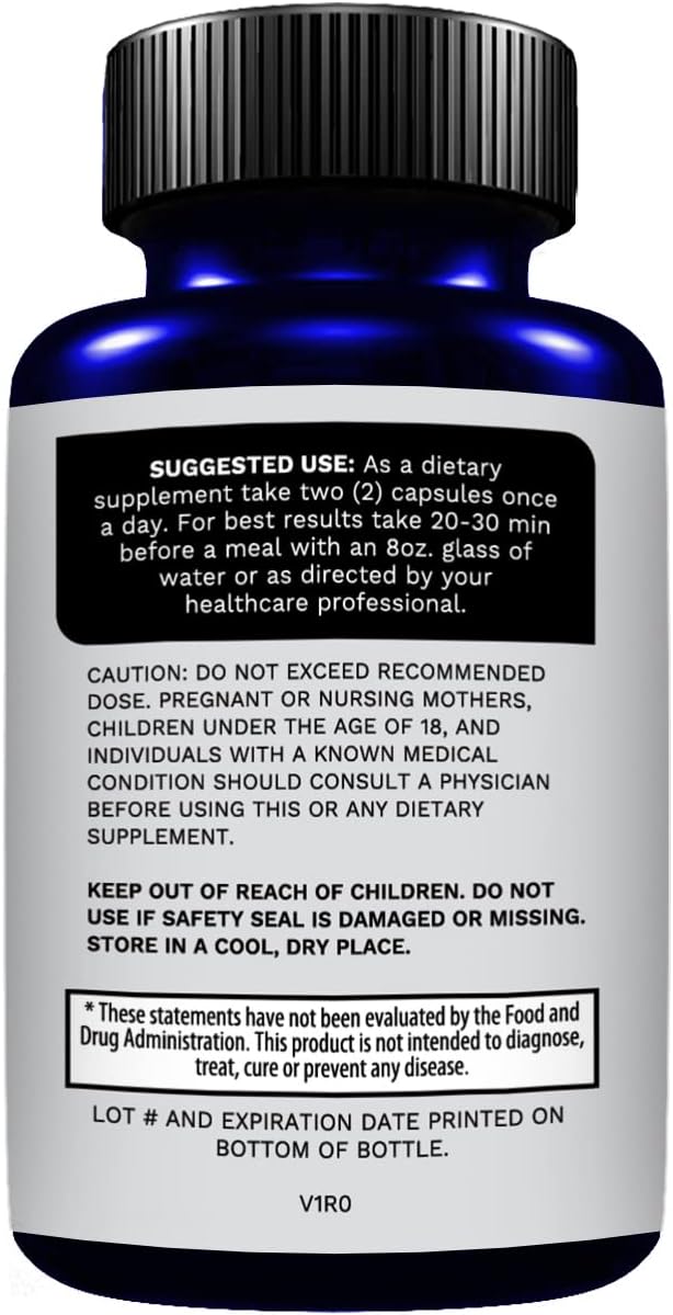Immune Support Booster Supplement with Elderberry, Vitamin C, Echinacea, Turmeric Curcuminoids, Vitamin E, Vitamin B6, Zinc, L-Glutamine HCL, Garlic, Lactobacillus Acidophilus :: 60 Count, 1 Pack