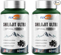Shilajit for Men Women, Shilajit with Naturally Fulvic Acid & L-Arginine, Himalayan Shilajits for Extra Power, Stamina & Immune Support, Non-GMO, Made in USA, 2 Pack, 60 Capsules Per Bottle