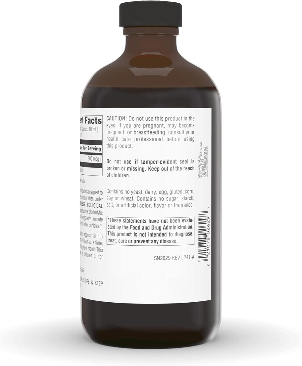 Source Naturals Wellness Colloidal Silver 30 ppm, Supports Physical Well Being* - 16 Fluid oz