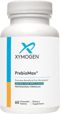 XYMOGEN PrebioMax Prebiotic Fiber Supplement - Xylooligosaccharides (XOS) to Help Maintain Digestive Health + Support Healthy Microbial Activity in The GI Tract - Sour Apple (60 Chewable Tablets)