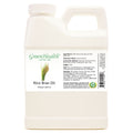 GreenHealth Rice Bran Carrier Oil – 100% Pure, Cold Pressed, 16 fl oz – White Plastic Jug for Skin, Hair, Massage & DIY Formulations