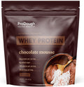 ProDough Gourmet Whey Isolate Hydrolized Protein Powder for Shake Mix- Easy Digest Enzyme Blend, 25g Protein per Serving, Natural Ingredients, Gluten Free, Keto Friendly (Chocolate Mousse)