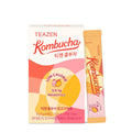 TEAZEN Mango Guava Kombucha Tea, Hydration Drink Mix, Sugar Free, Live Probiotics & Prebiotics, 10 Sticks, 1.76oz