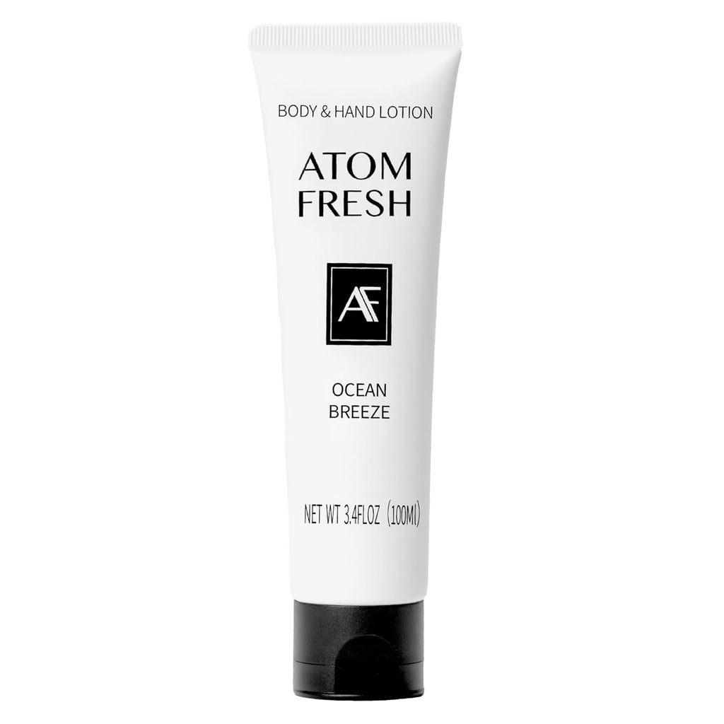 Atom Fresh Hydrating Hand Cream for Women | Ocean Breeze | Barrier-Fortifying Moisture for Dry, Sensitive Skin | With Ceramides, Saccharide Isomerate & Niacinamide | Vegan & Cruelty-Free (3.4 fl oz)