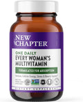 New Chapter Women's Multivitamin for Immune, Beauty + Energy Support with 20+ Nutrients -- Every Woman's One Daily, Gentle on the Stomach, 96 Count