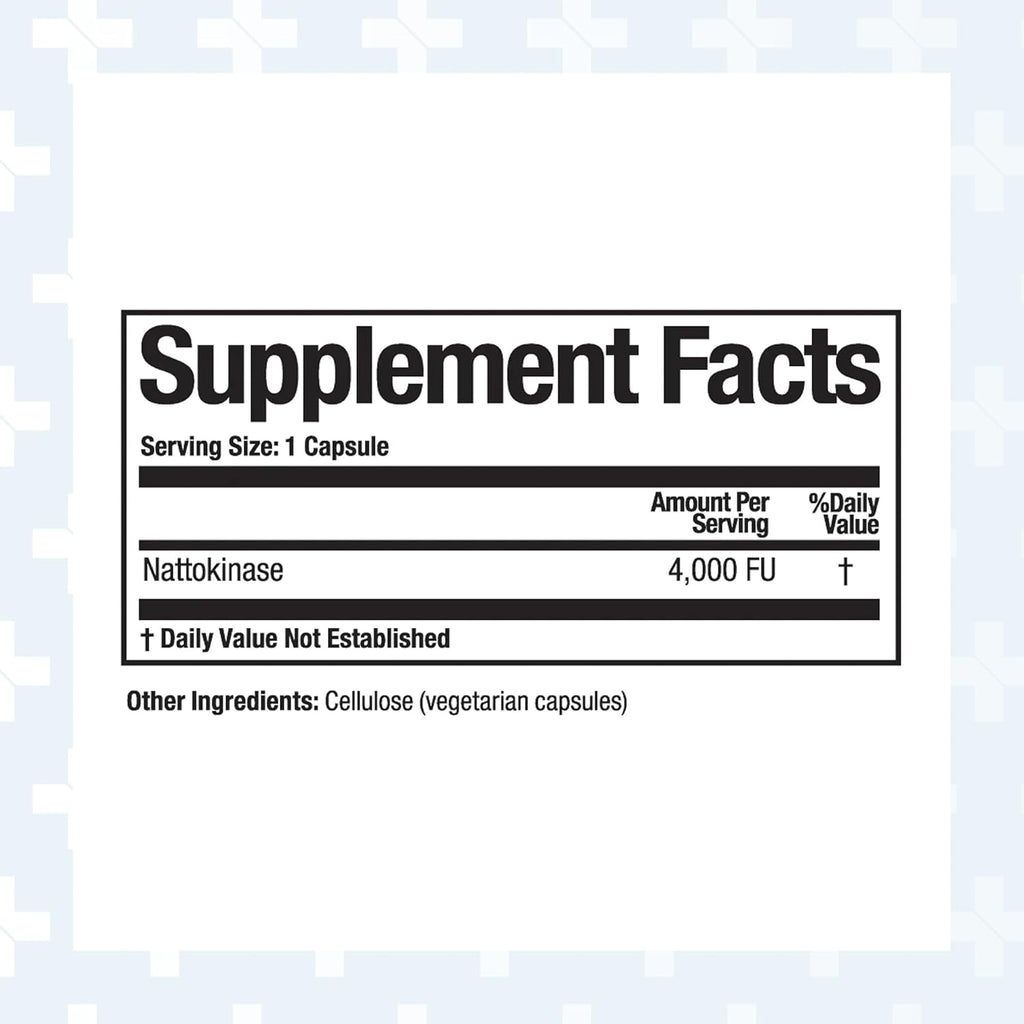 Arthur Andrew Medical, Nattovena, Pure Nattokinase Supplement, Double Strength 4,000 FUs per Capsule, 90